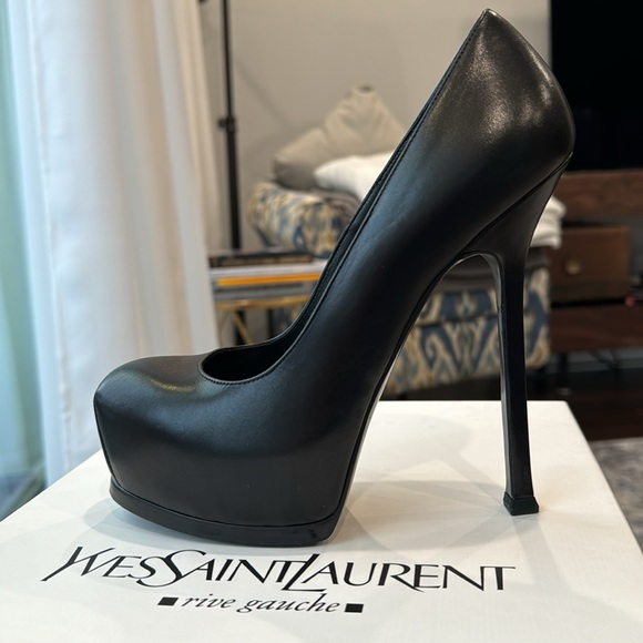 Yves Saint Laurent YSL Tribute 2 105 Pumps in Black. Euro size 37 ~ US size 7. - Picture 8 of 12